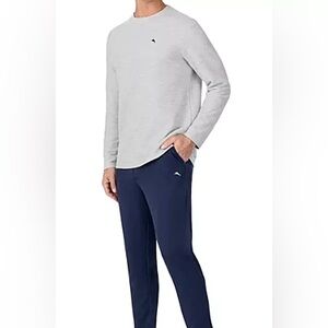 Tommy Bahama Crew Neck Textured Long Sleeve (Size:L)